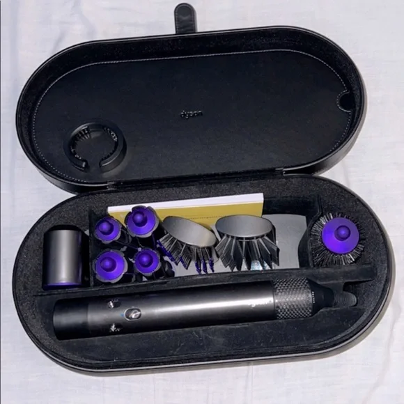 Hair Wrap Dyson Airwrap Black Purple Dyson Air Wrap